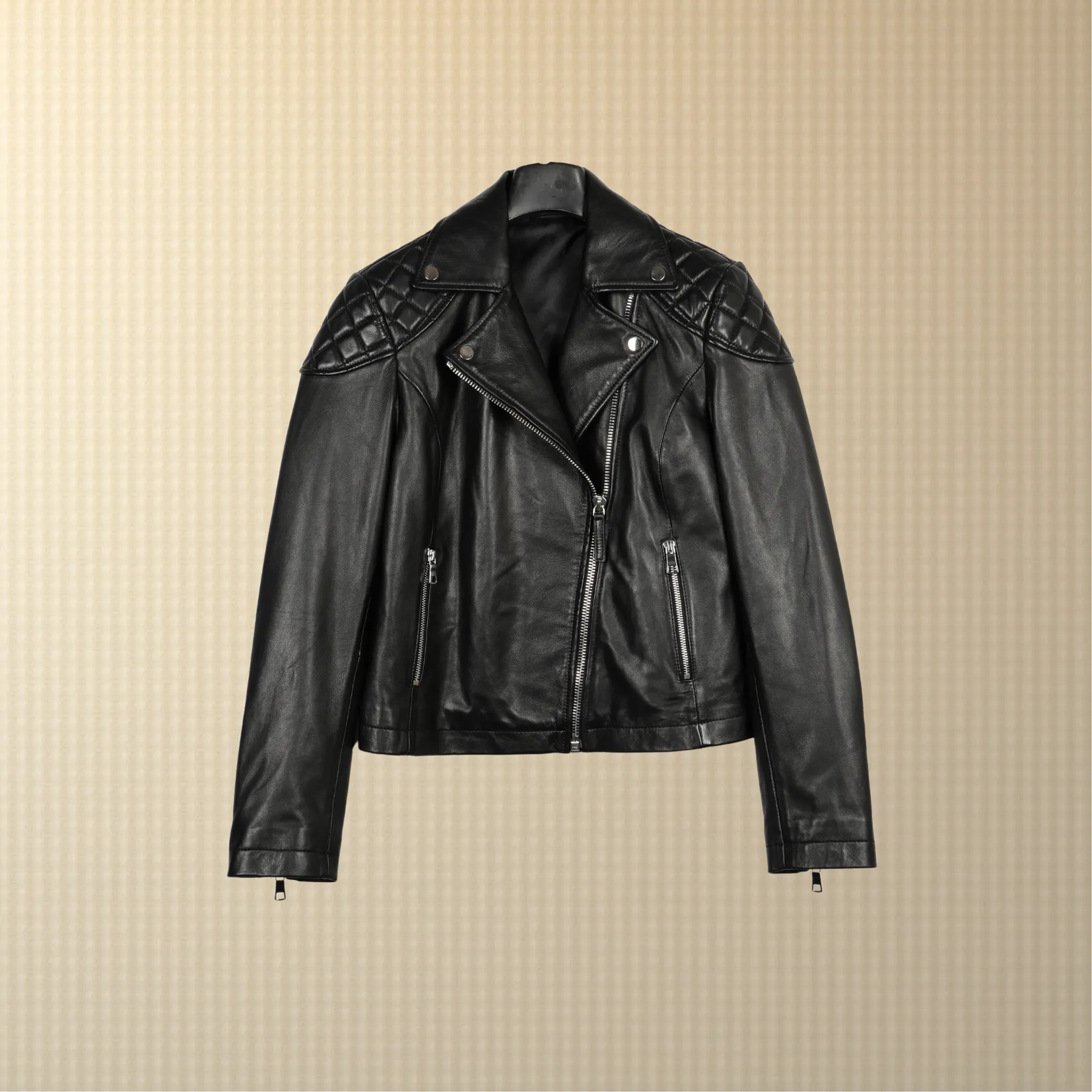 Quilted Biker Jacket