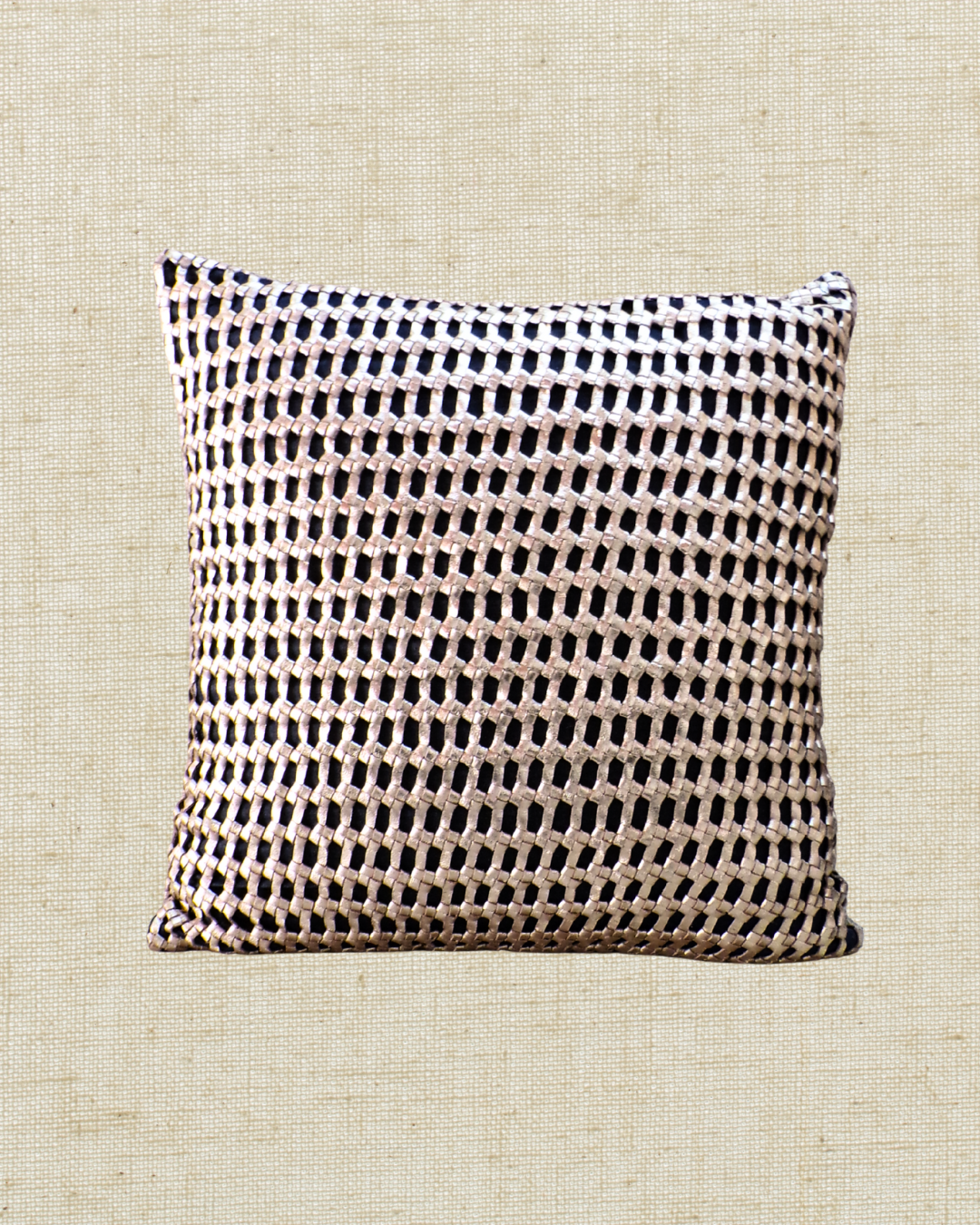 LEWE Leather Weave Cushion Cover 16X16